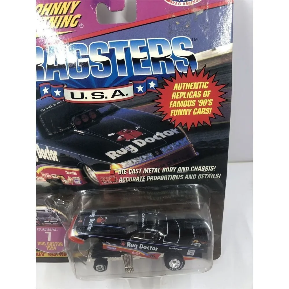 Johnny Lightning NHRA Jim Epler 1994 Oldsmobile Rug Doctor Funny Car 1/64. VTG.